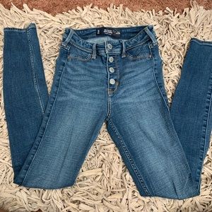 Hollister Ripped high rise jean legging